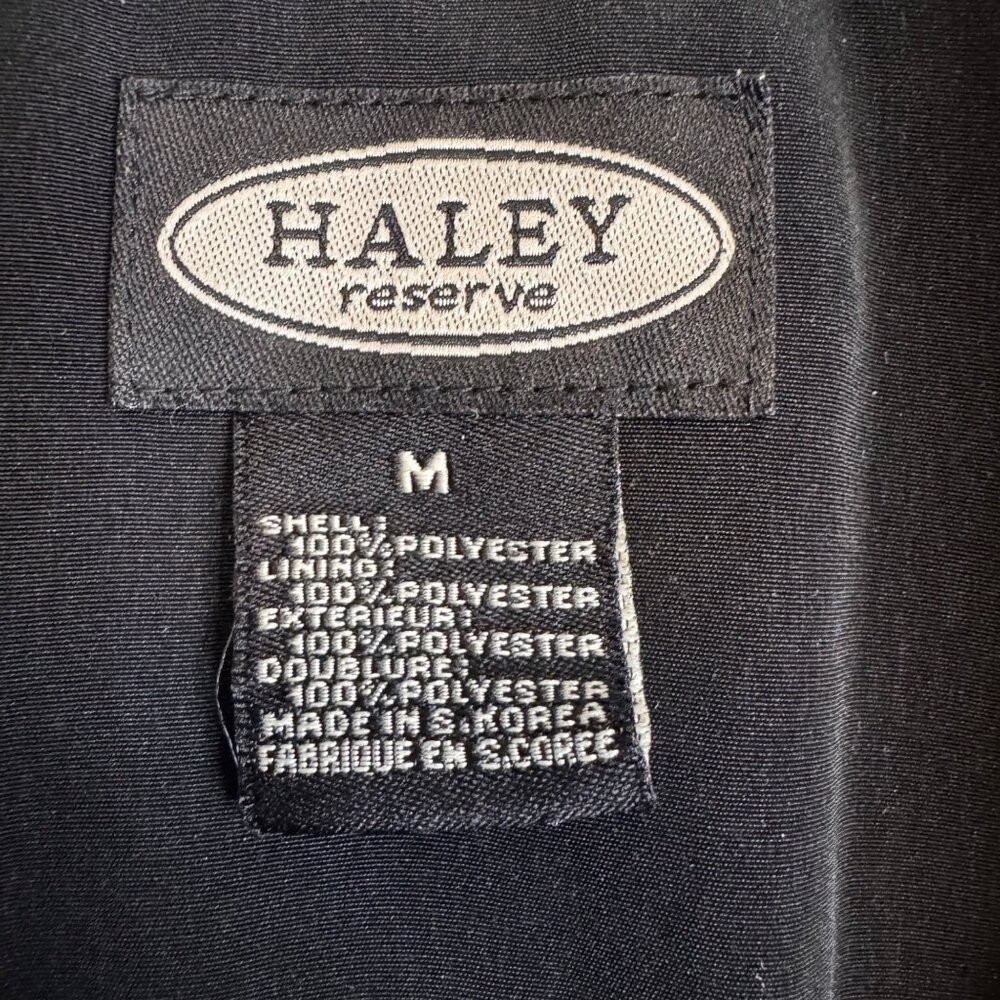 HALEY RESERVE WOMENS MEDIUM BLACK ZIP UP PERFORMANCE VEST GOLF GORPCORE SPORTY - Picture 6 of 8